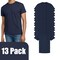 Gildan Ultra Cotton Short Sleeve T-Shirt Bundle, Unisex Crewneck Blanks Navy Tee for DIY Printing